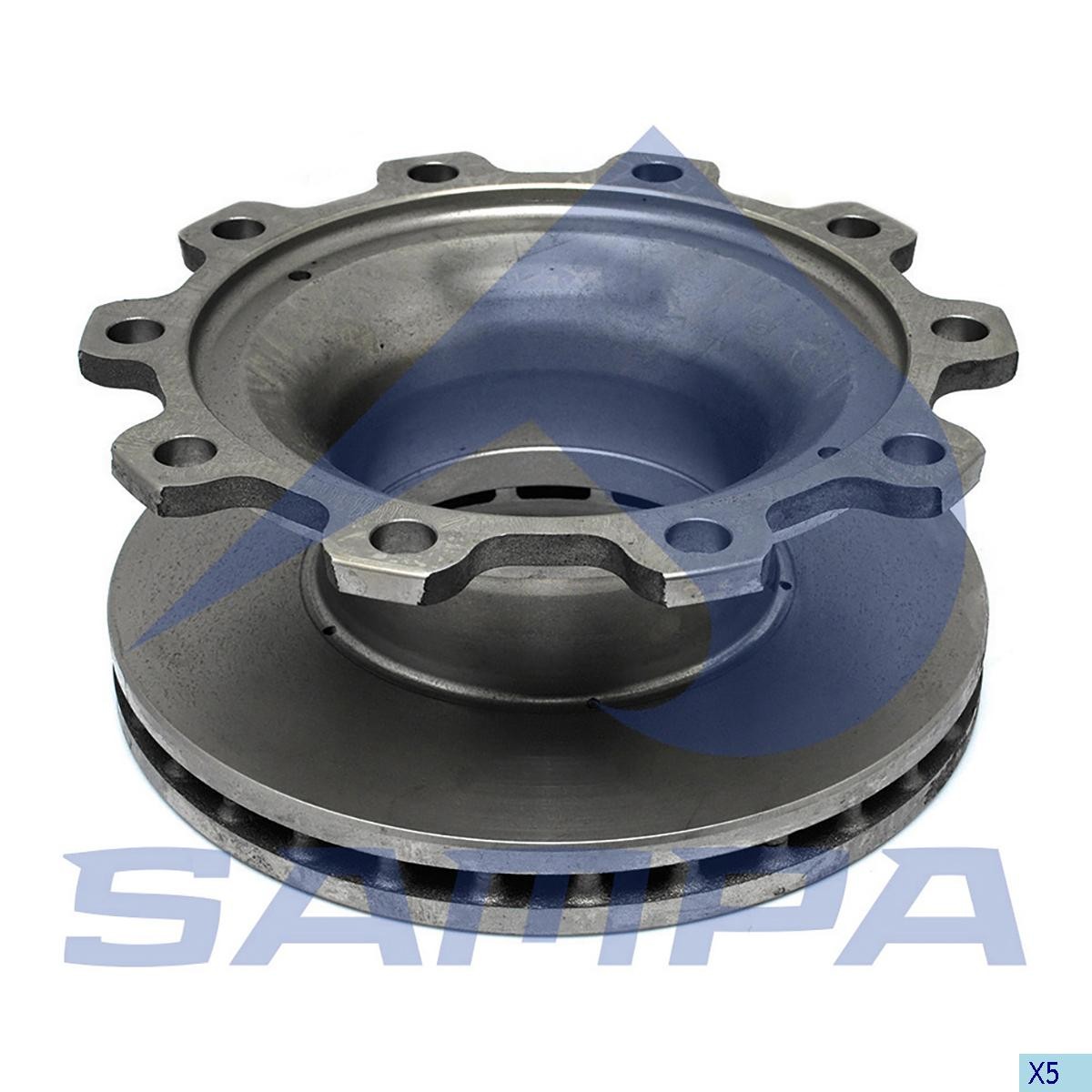 Тормозной диск SAF 377х45/12мм (960371)(SAMPA) photo